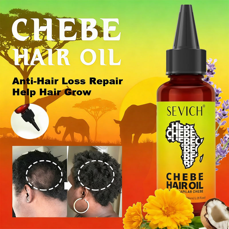 Caffeine Hair Serum - Chebe Hızlı Saç Uzatma Yağı Afrika