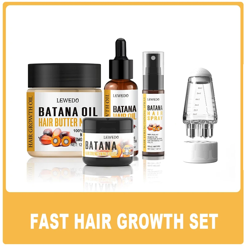 Caffeine Hair Serum - LEWEDO Batana Yağı Saç Uzatma Seti