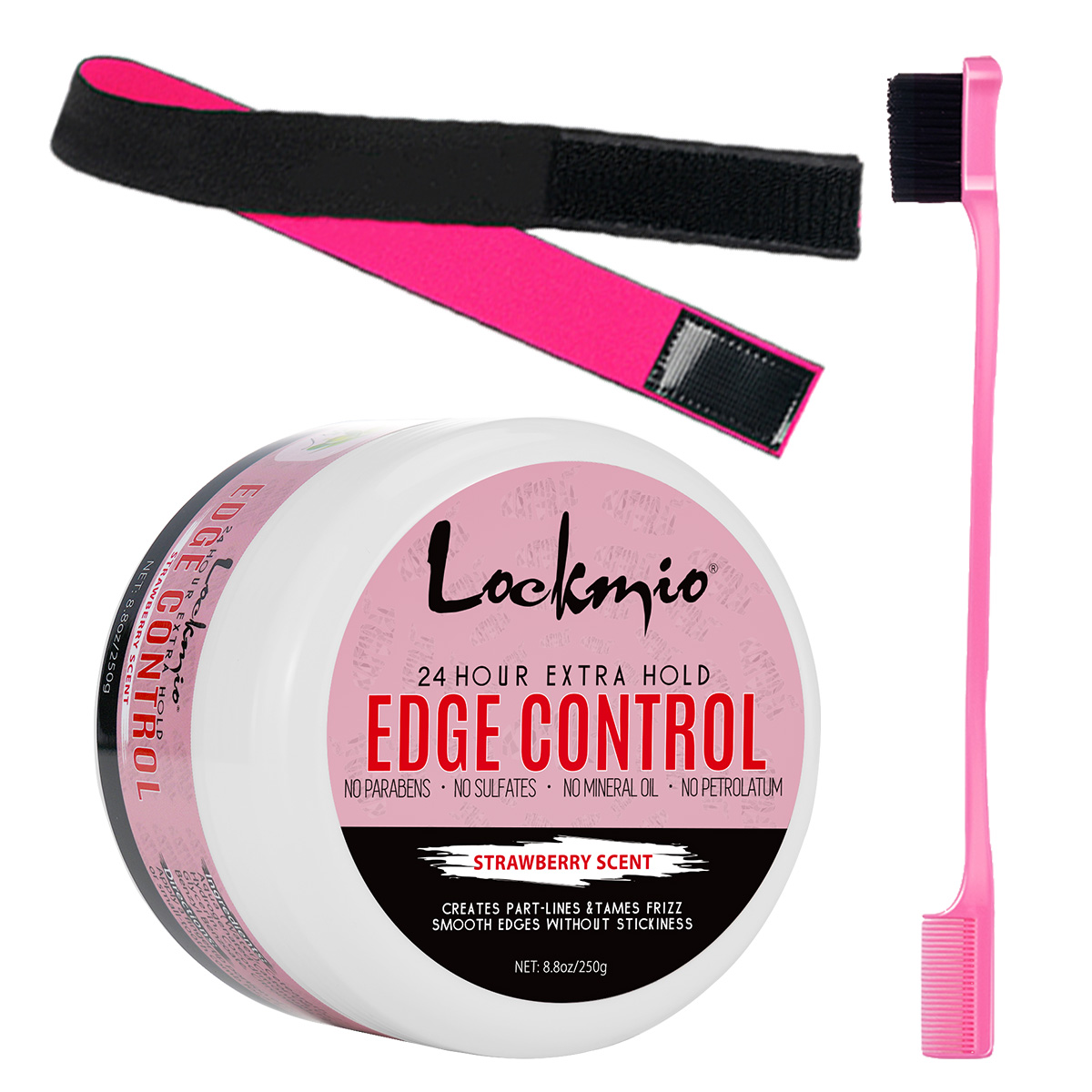 Edge Control Gel - LOCKMIO 250g Kenar Kontrol Wax'ı, Bebek