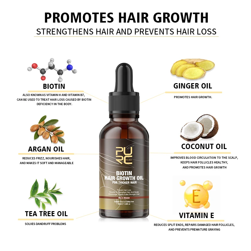 PURC Biotin Saç Yağı Saç Büyüm - Caffeine Hair Serum incelemesi ve fiyatı