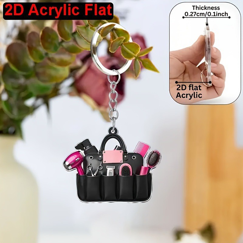 kuaför anahtarlığı 2D düz sırt - Hair Care Gift incelemesi ve fiyatı