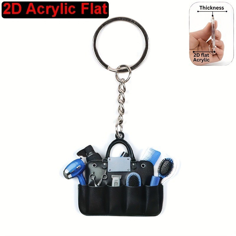 kuaför anahtarlığı 2D düz sırt - Hair Care Gift incelemesi ve fiyatı