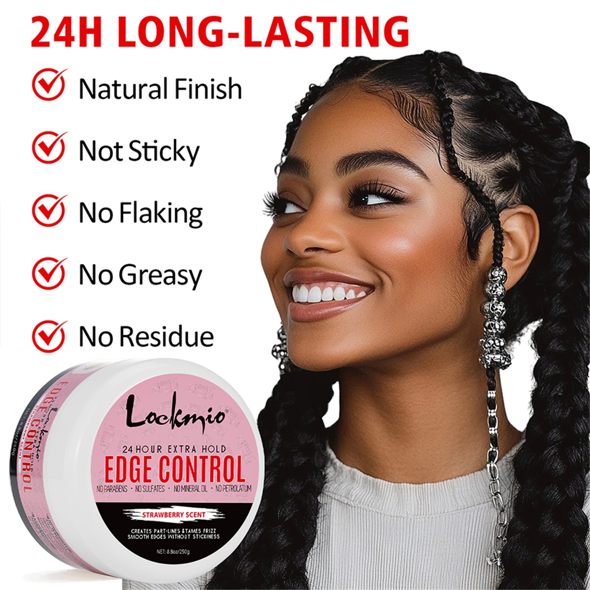 LOCKMIO 250g Kenar Kontrol Wax - Edge Control Gel incelemesi ve fiyatı